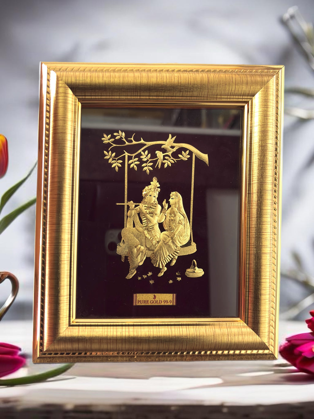 24k Pure Gold , Radhakrishna in Vrindavan image 0