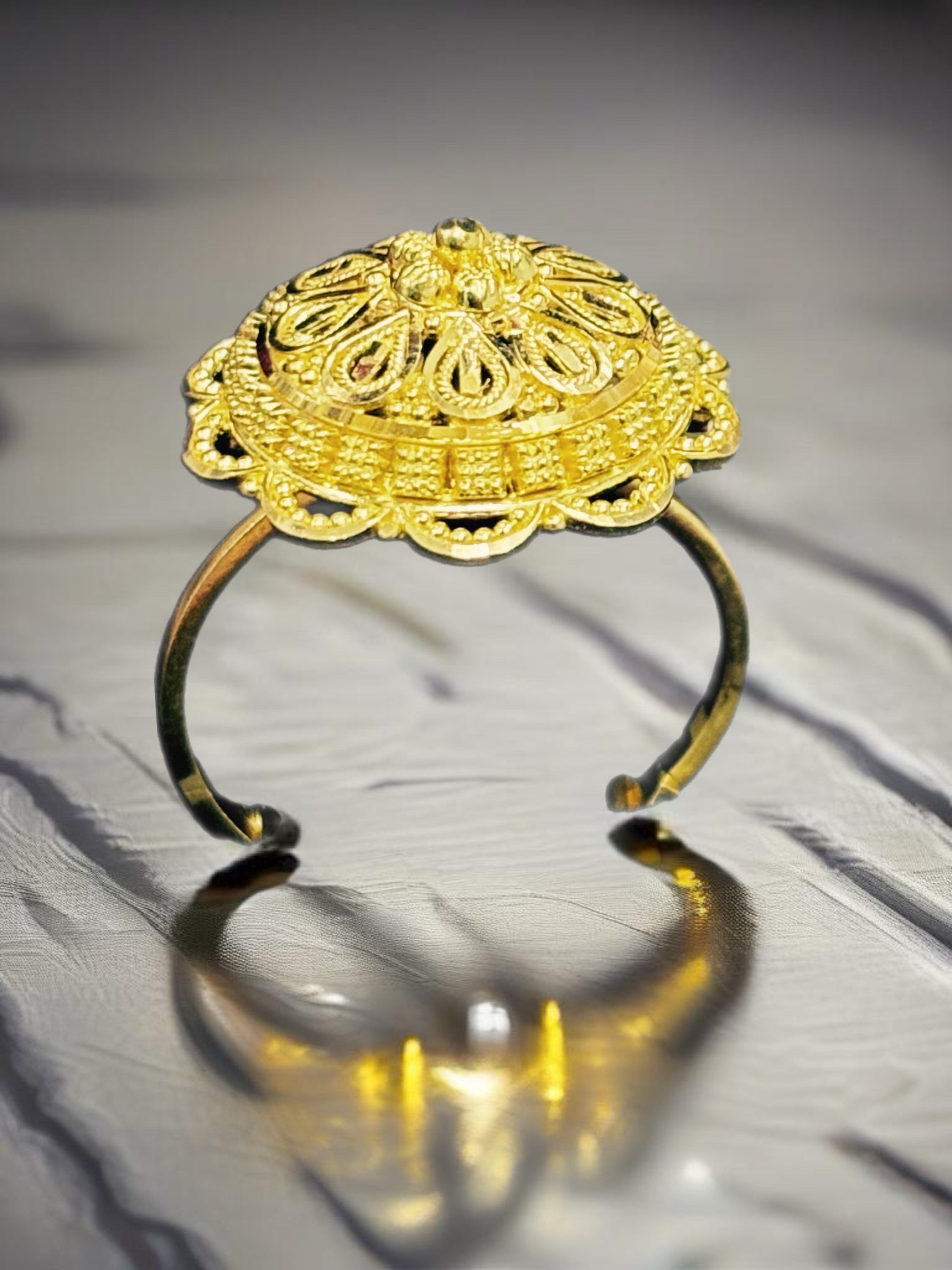 Jodha Ring fine, 22K916, 5.72 Grams image 1