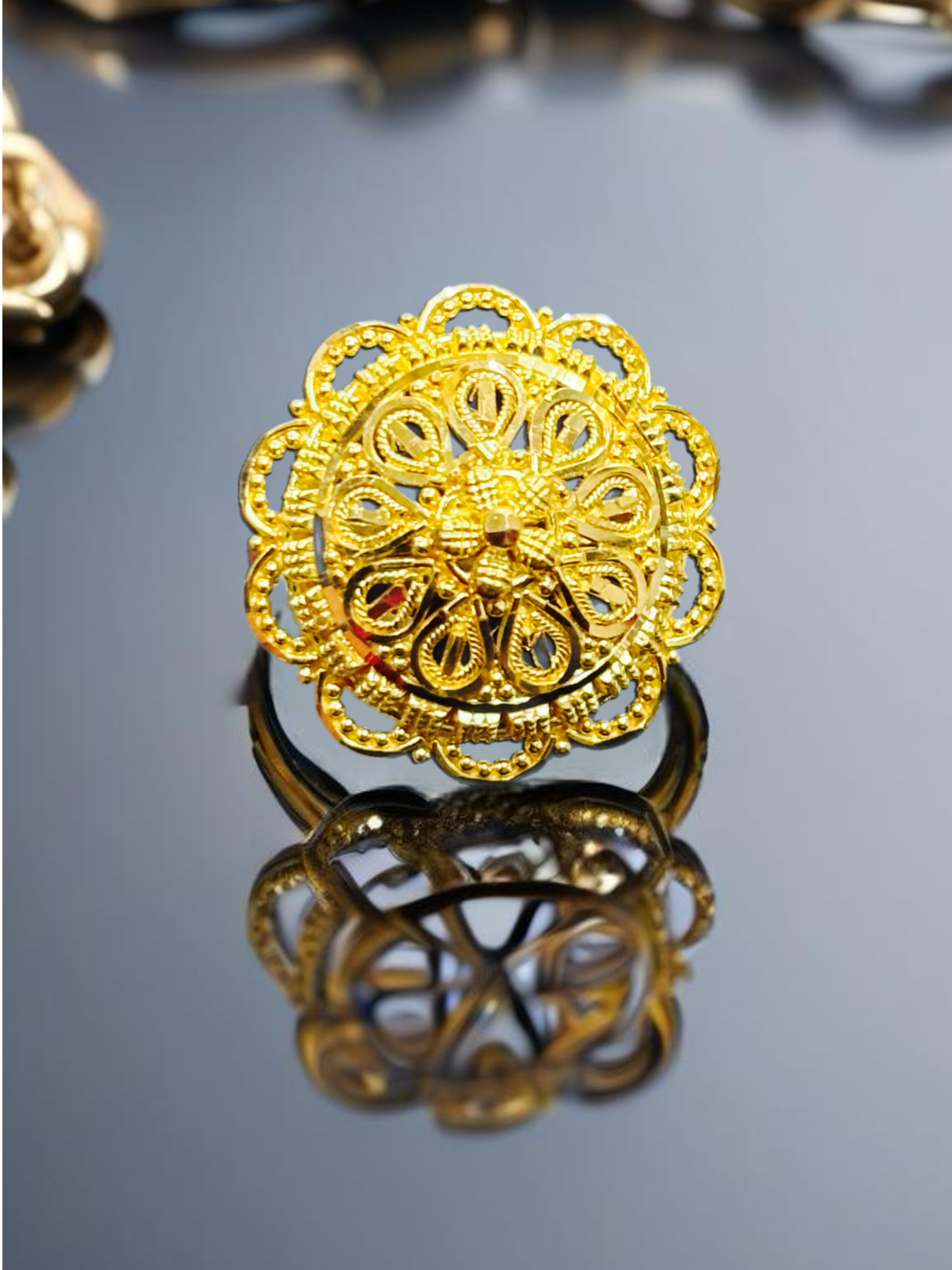 Jodha Ring fine, 22K916, 5.72 Grams image 0