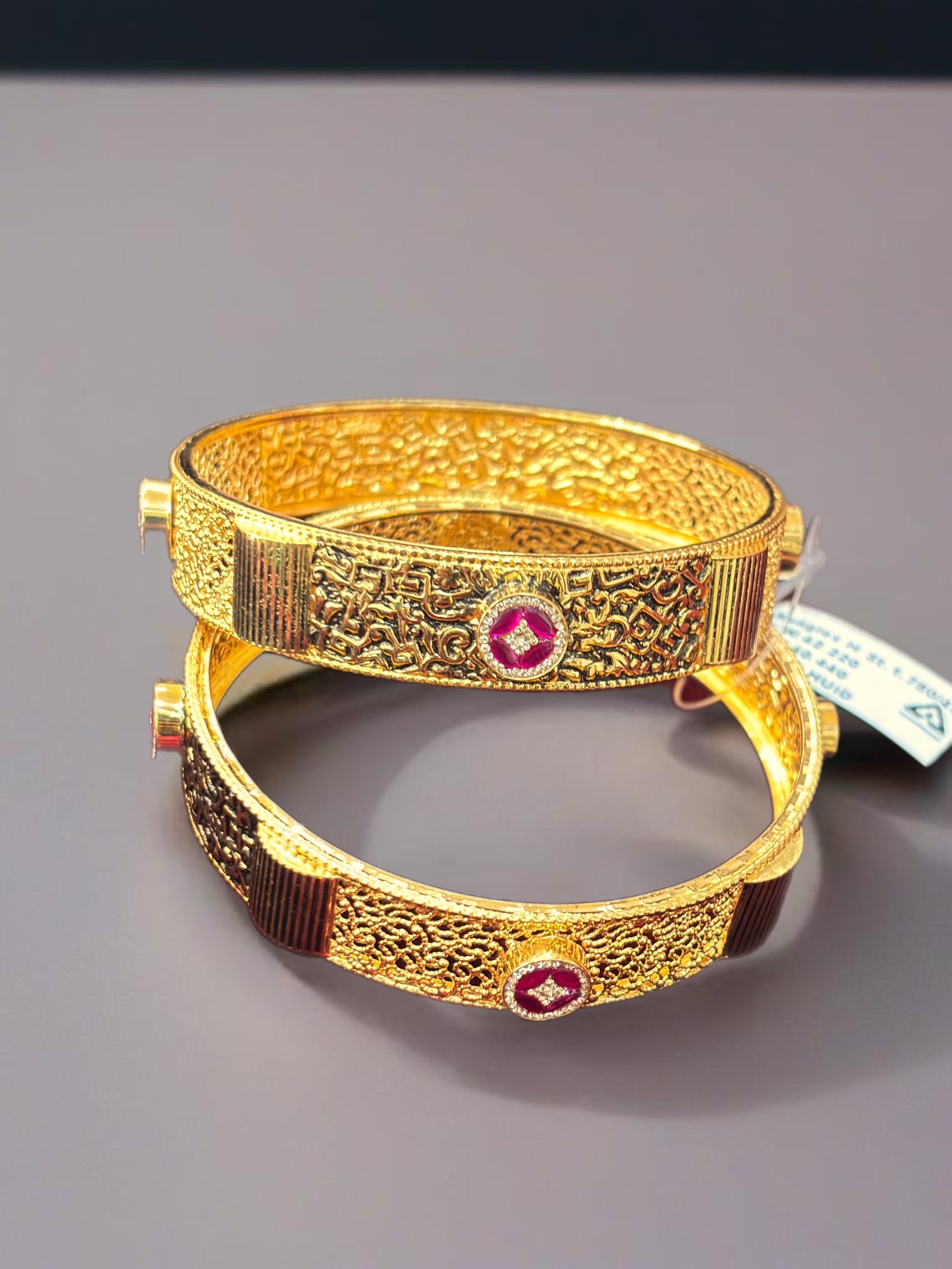 Beautiful Hand Crafted Multi Colour Bangles , 916 22K,42.220 image 1