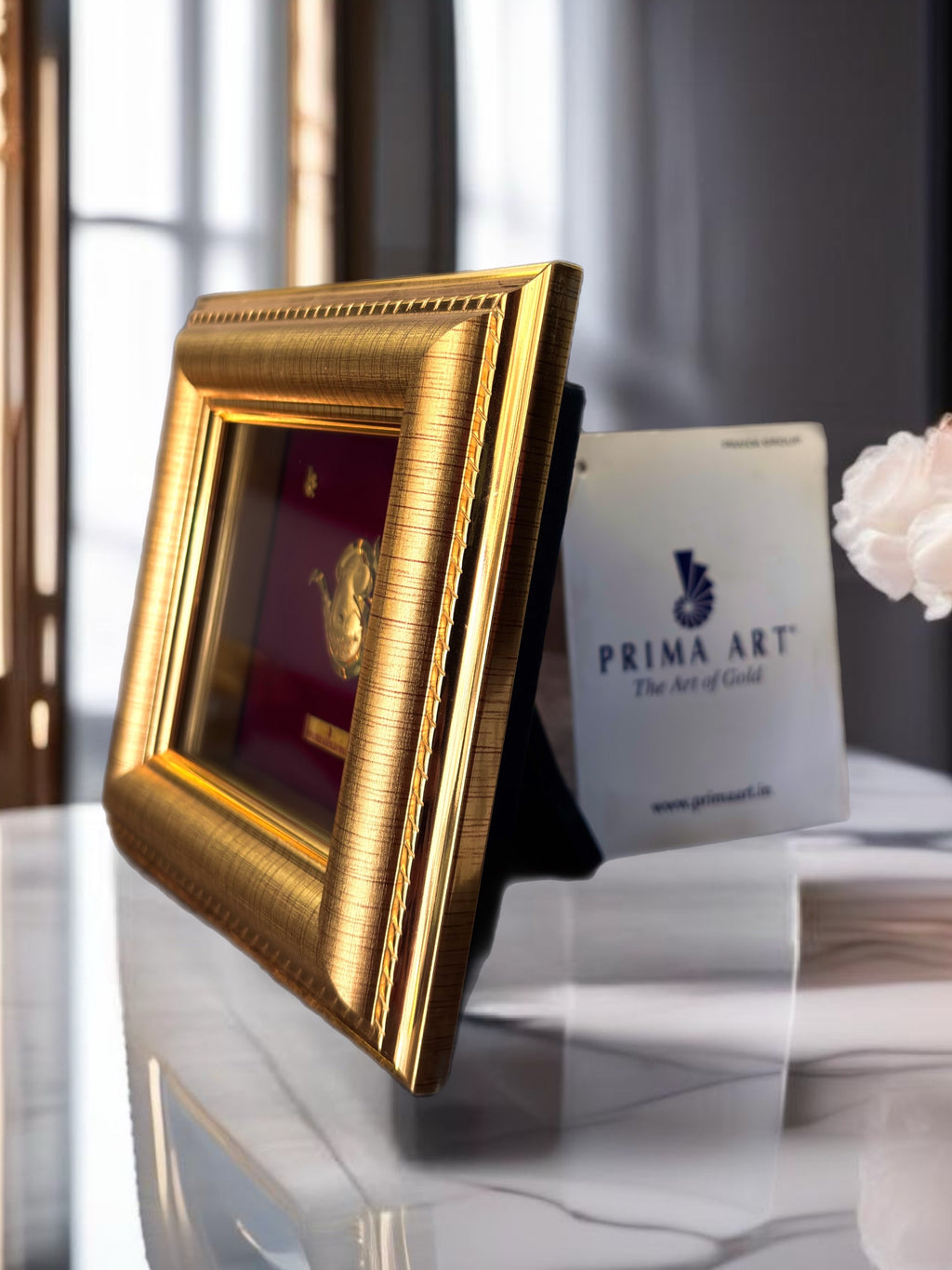 24K Pure Gold Om Ganesha image 1